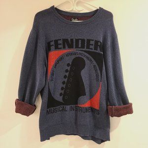 Fender Guitars/Musical Instruments Cotton Crewneck Sweater XL
